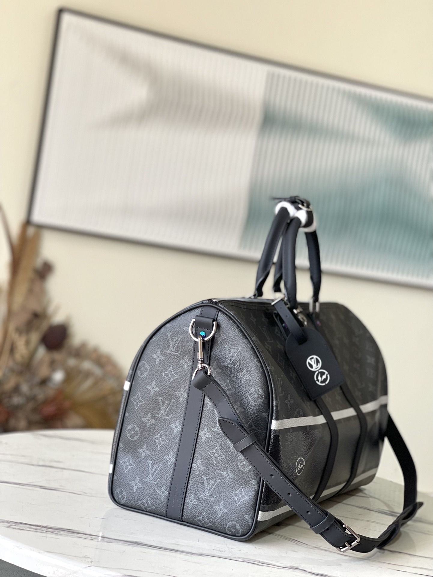 [TOP] Louis Vuitton LV Keepall 45 Travel Bag  45X27X20cm - Black