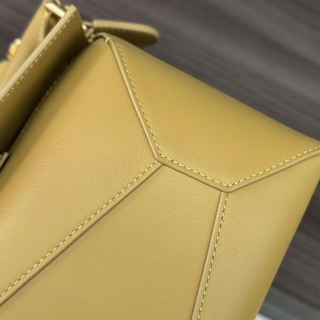 [TOP] LOEWE Puzzle Bag Anagram 18*12.5*8CＭ/24*10.5*16CM - Yellow