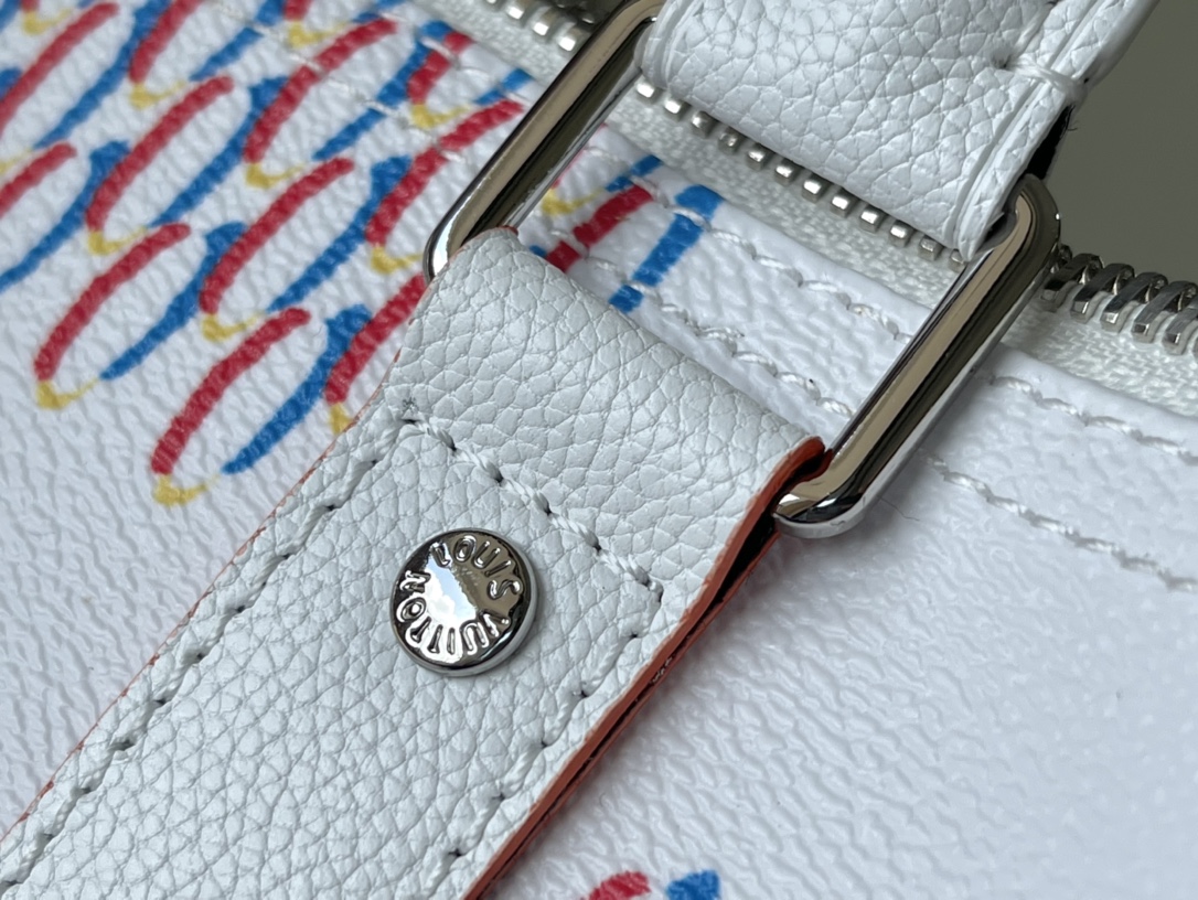 [TOP] Louis Vuitton LV Keepall 50 Travel Bag 50 x 29 x 23 cm - White