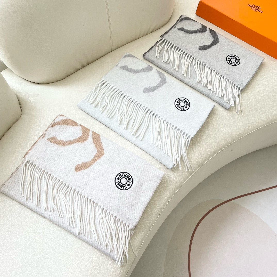 [TOP] HERMES Scarf 32x200cm - 3 Colors