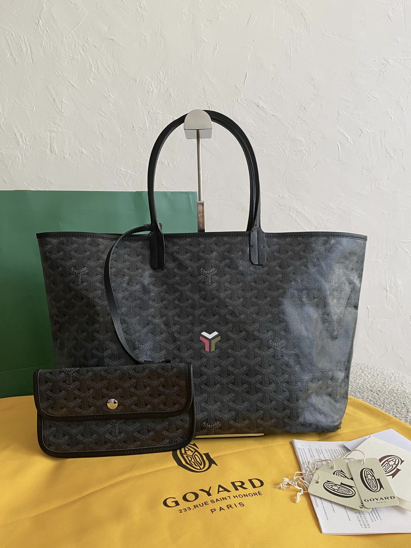 [TOP] Goyard Saint Louis Bag  28 cm x 15 cm x 34 cm/34 cm x 20 cm x 40 cm - Black