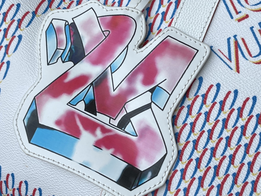 [TOP] Louis Vuitton LV Keepall 50 Travel Bag 50 x 29 x 23 cm - White