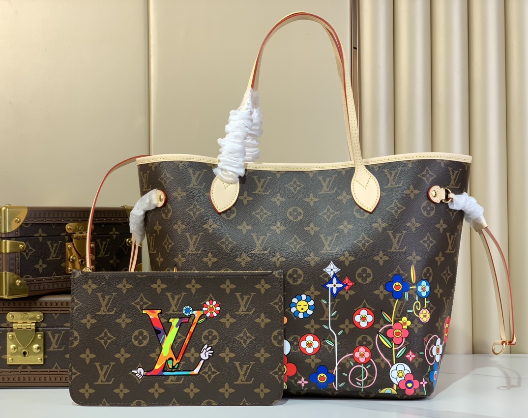 [TOP] Louis Vuitton LV  NEVERFULL Bag 32 x 29 x 17 cm - Brown