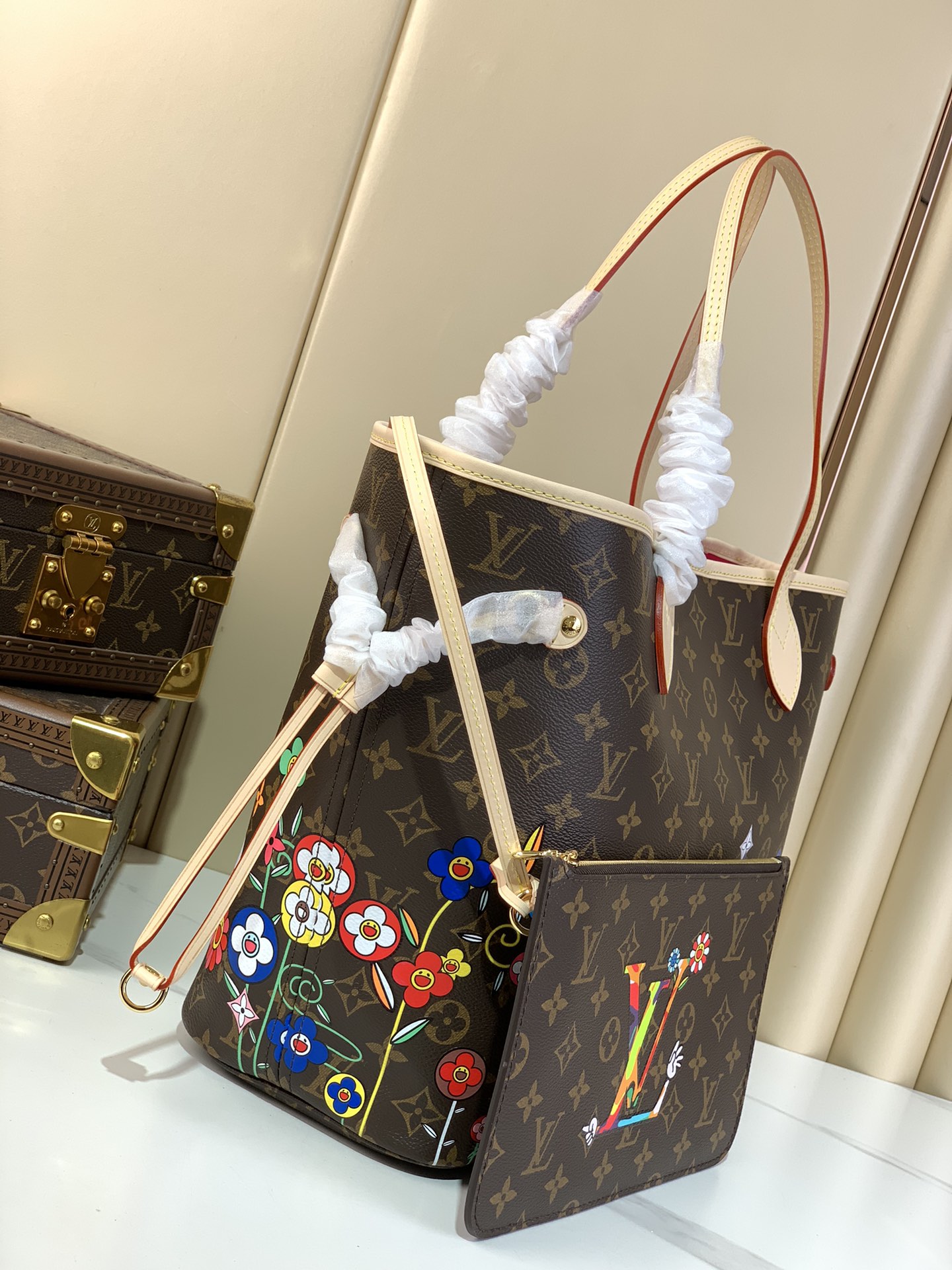 [TOP] Louis Vuitton LV  NEVERFULL Bag 32 x 29 x 17 cm - Brown