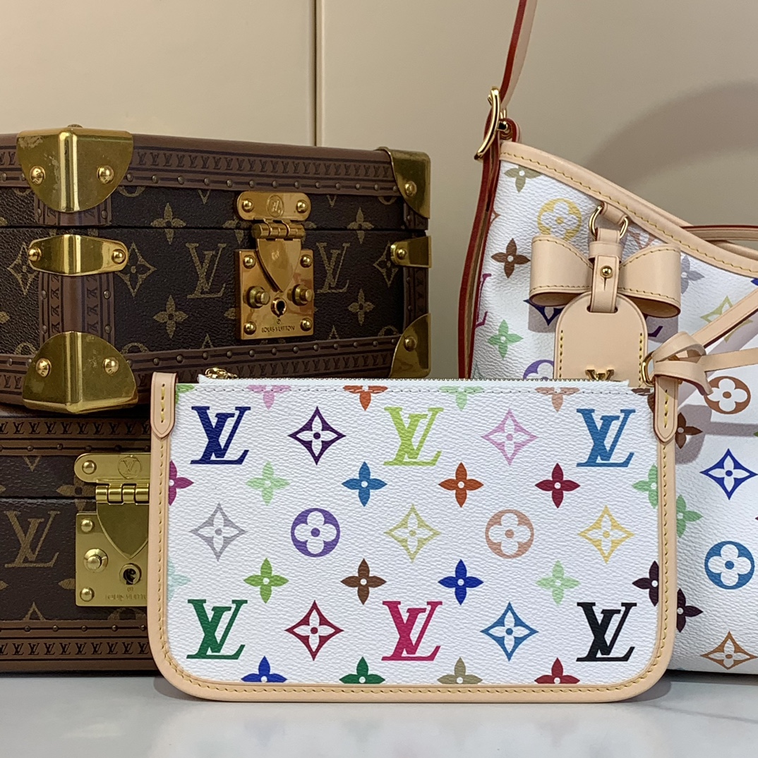 [TOP] Louis Vuitton LV  Carryall  Bag 29x24x12cm - White