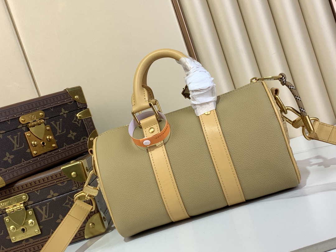 [TOP] Louis Vuitton LV KEEPALL BANDOULIÈRE 25  Travel Bag  15 x 11 x 25cm - Brown