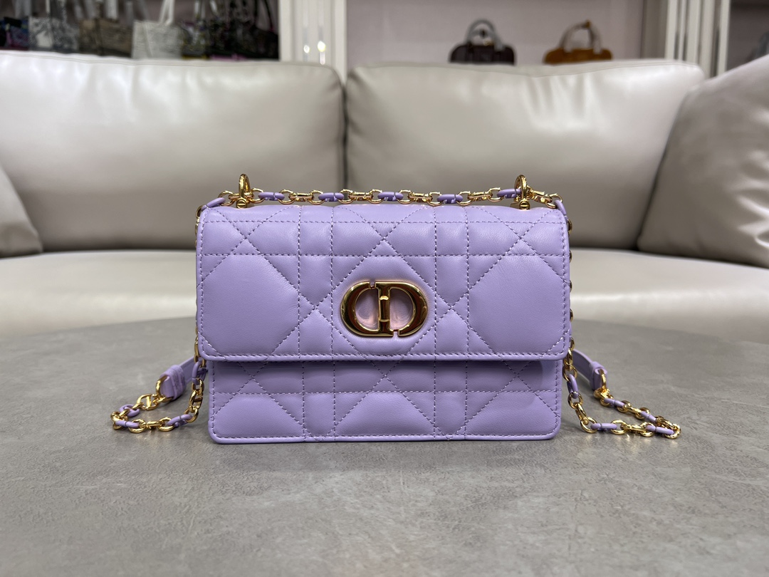 [TOP] Christian Dior Miss Caro Mini Chain Handbag 18×12×5.5cm - 4 Colors