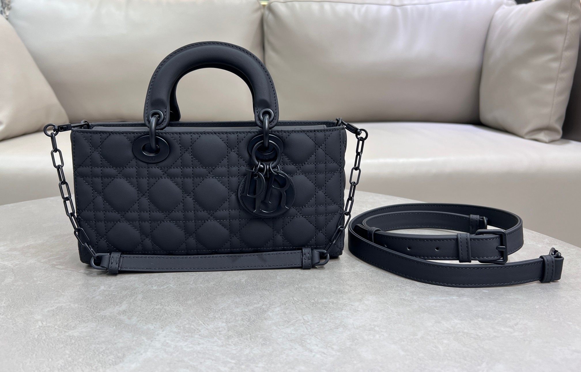 [TOP] Christian Dior Lady D-Joy Bag Collection 22cm/26cm - Black
