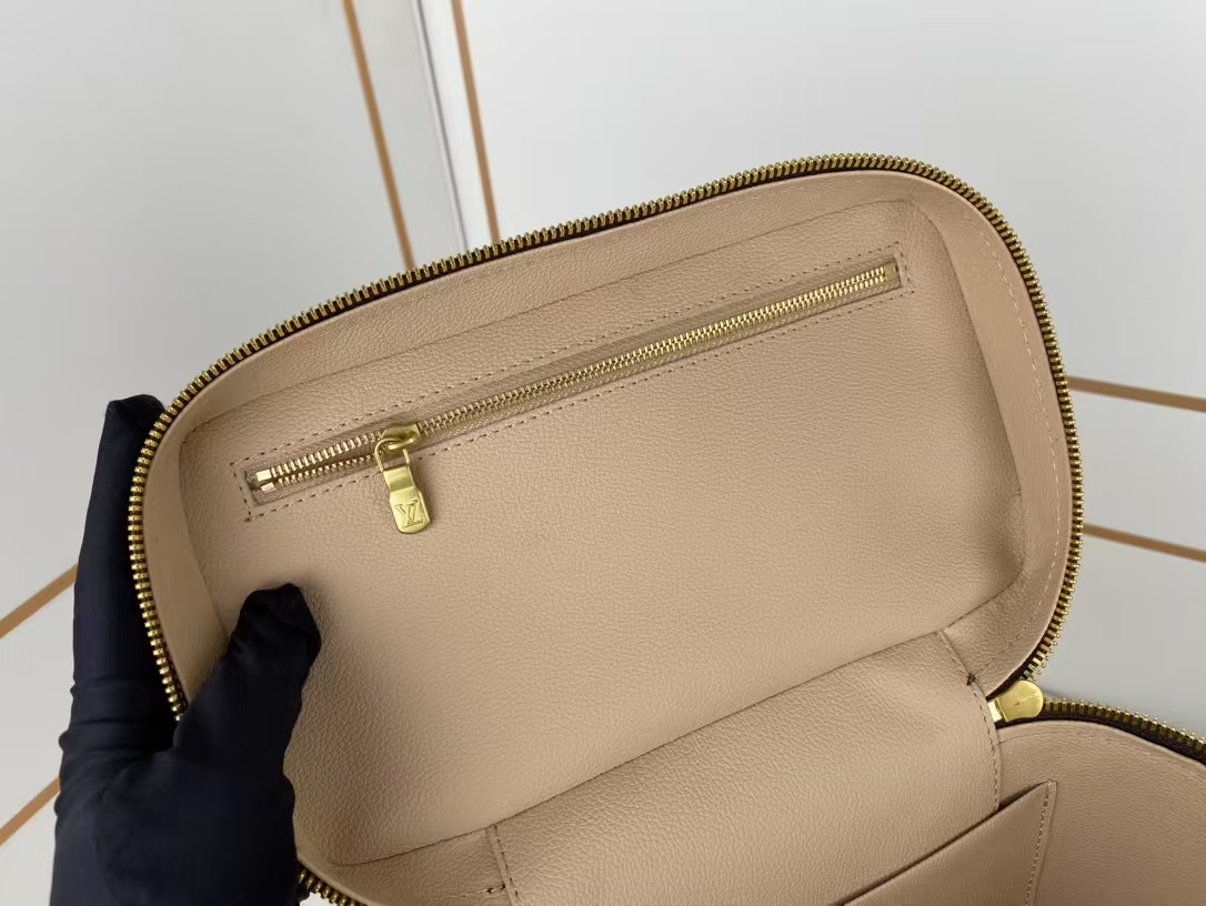 [TOP] Louis Vuitton LV Vanity Cloth Handbag 23/18/14.5cm - Brown