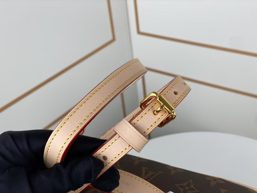 [TOP] Louis Vuitton LV Vanity Cloth Handbag 23/18/14.5cm - Brown