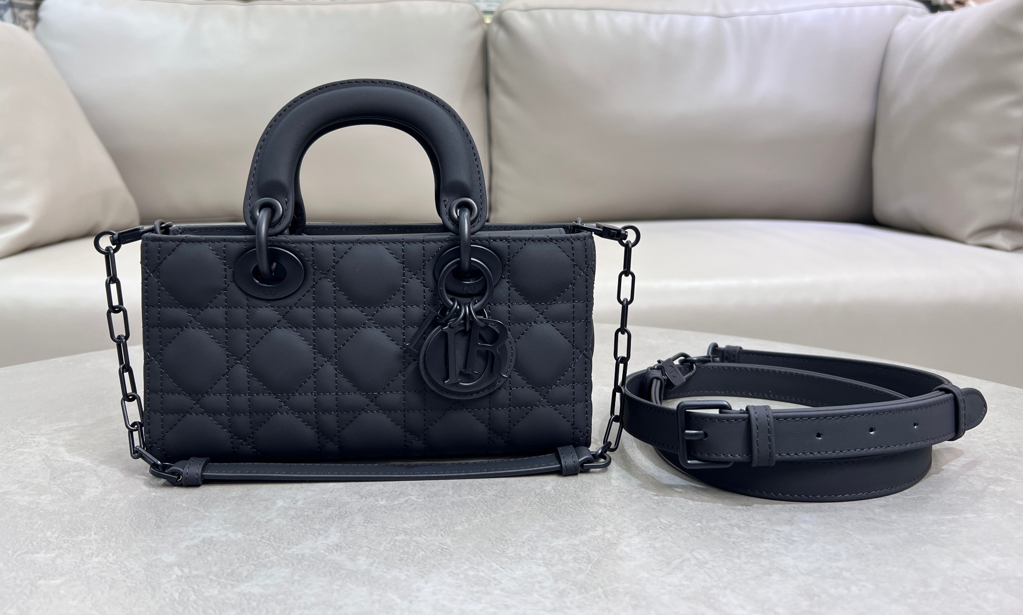 [TOP] Christian Dior Lady D-Joy Bag Collection 22cm/26cm - Black