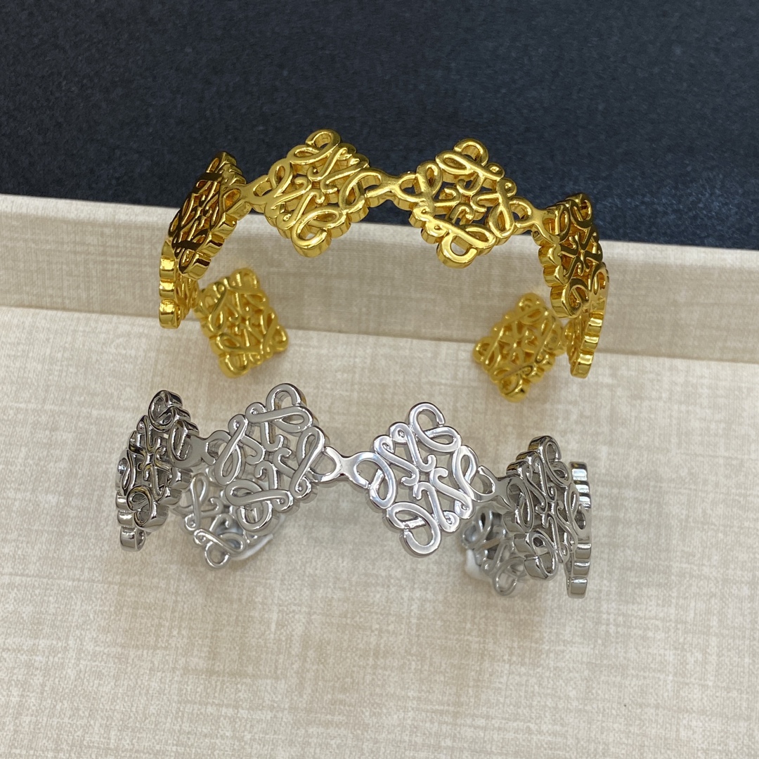 [TOP] LOEWE Logo Bracelets - 2 Colour