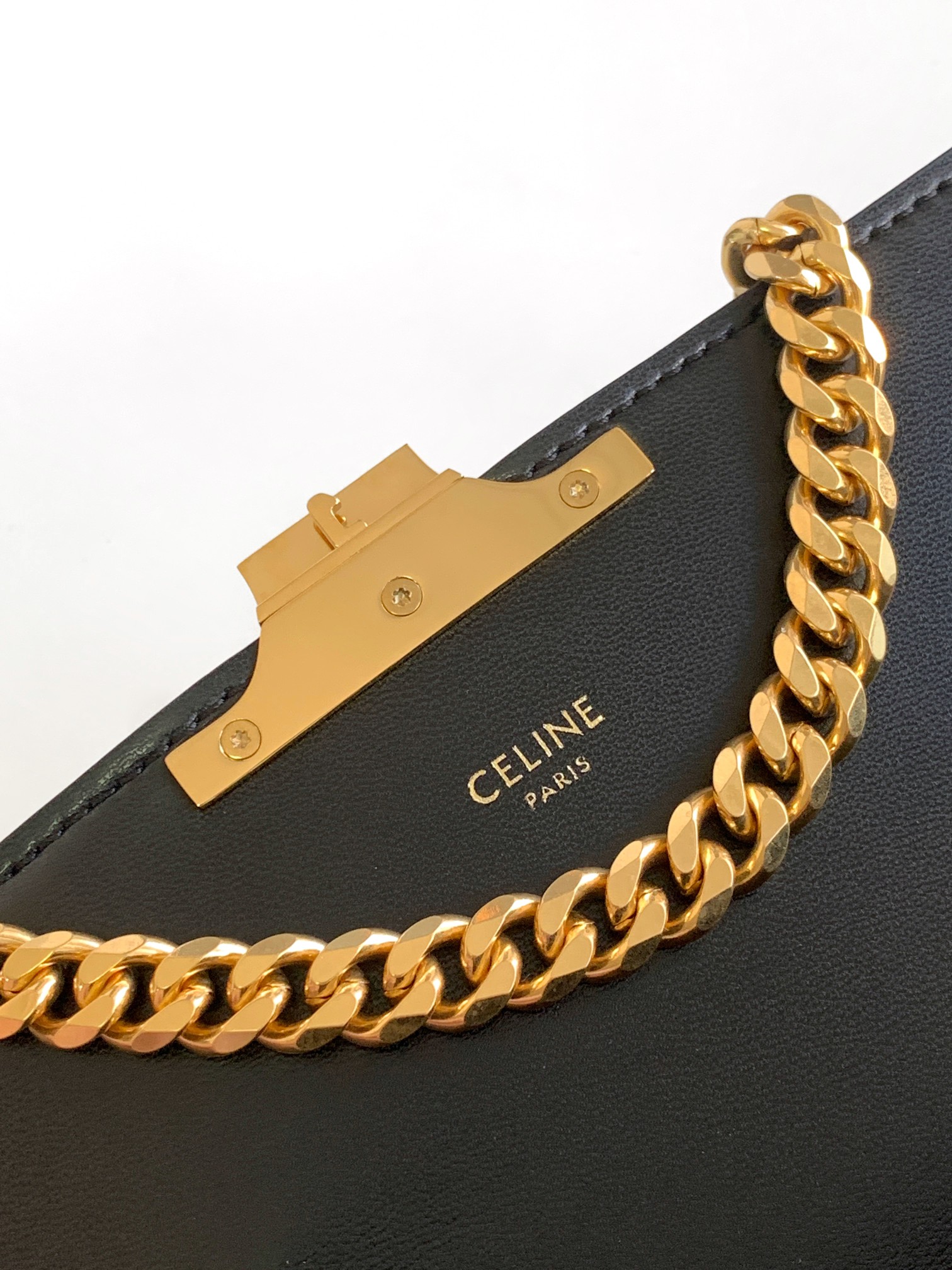 [TOP] CELINE Triomphe Bag Sequin Chain Underarm Bag 20.5*10.5*4cm - 2 Colour