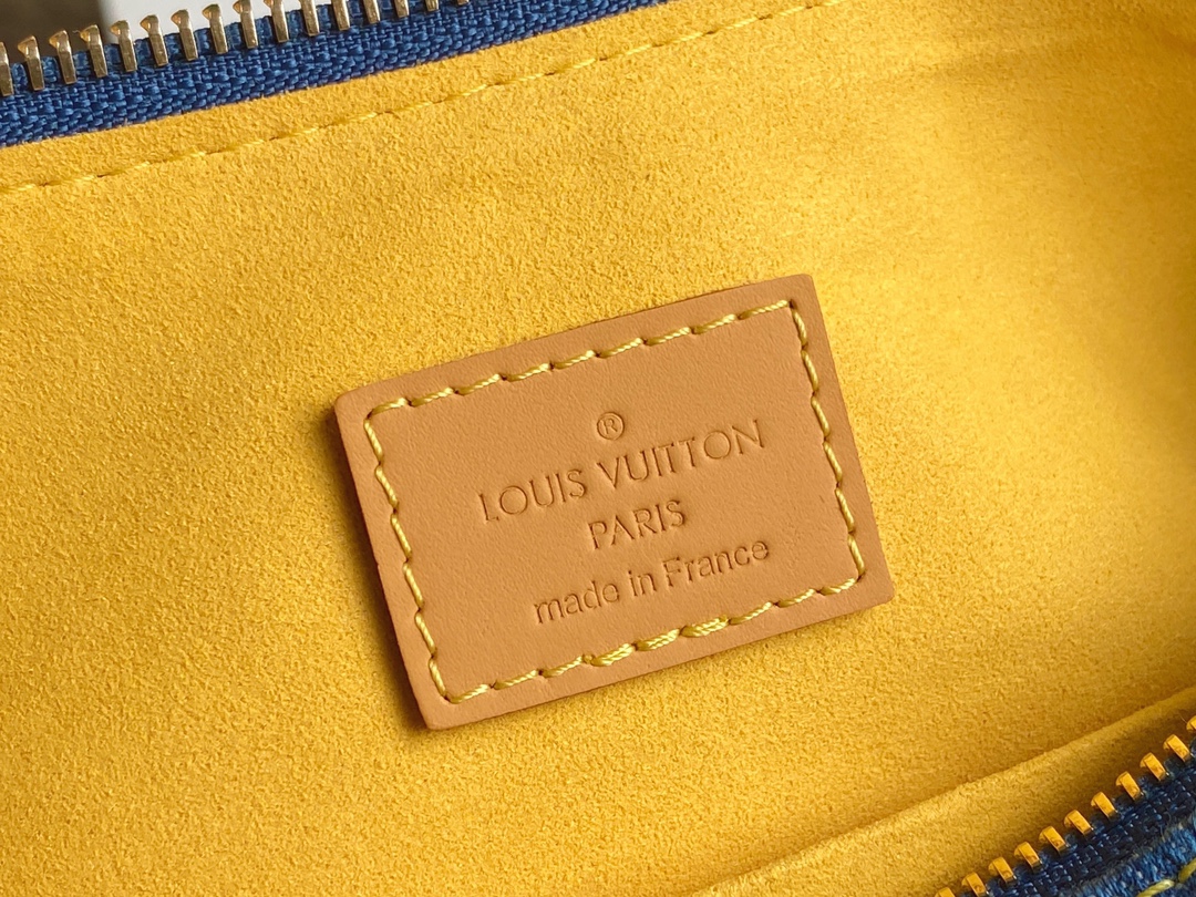 [TOP] Louis Vuitton LV 2005 Baggy PM Shoulder Bag 30×10×19cm- Blue