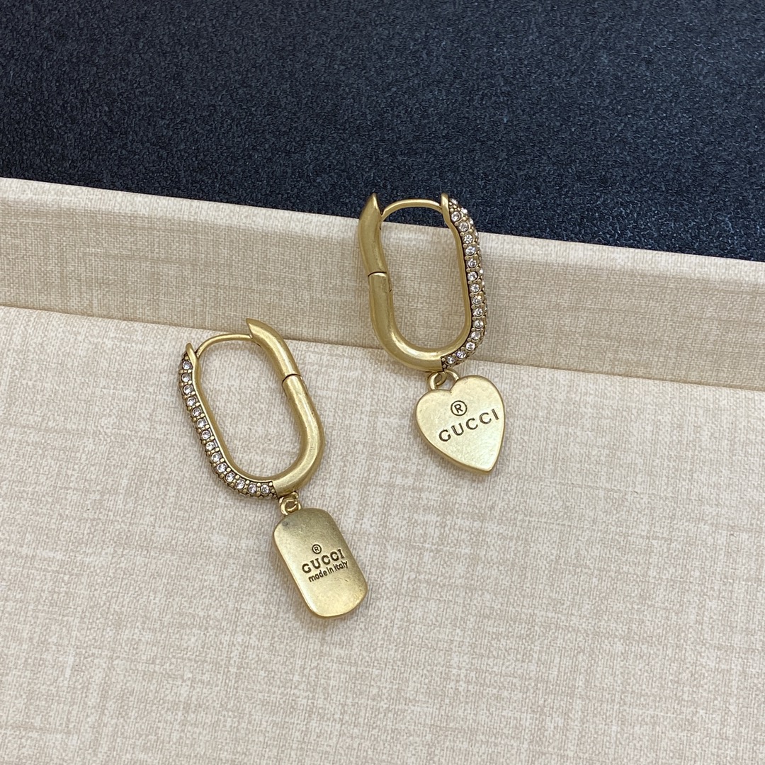 [TOP] GUCCI Earrings - Silver/Gold