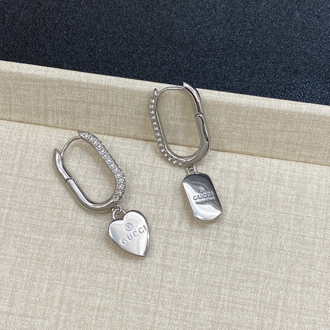 [TOP] GUCCI Earrings - Silver/Gold