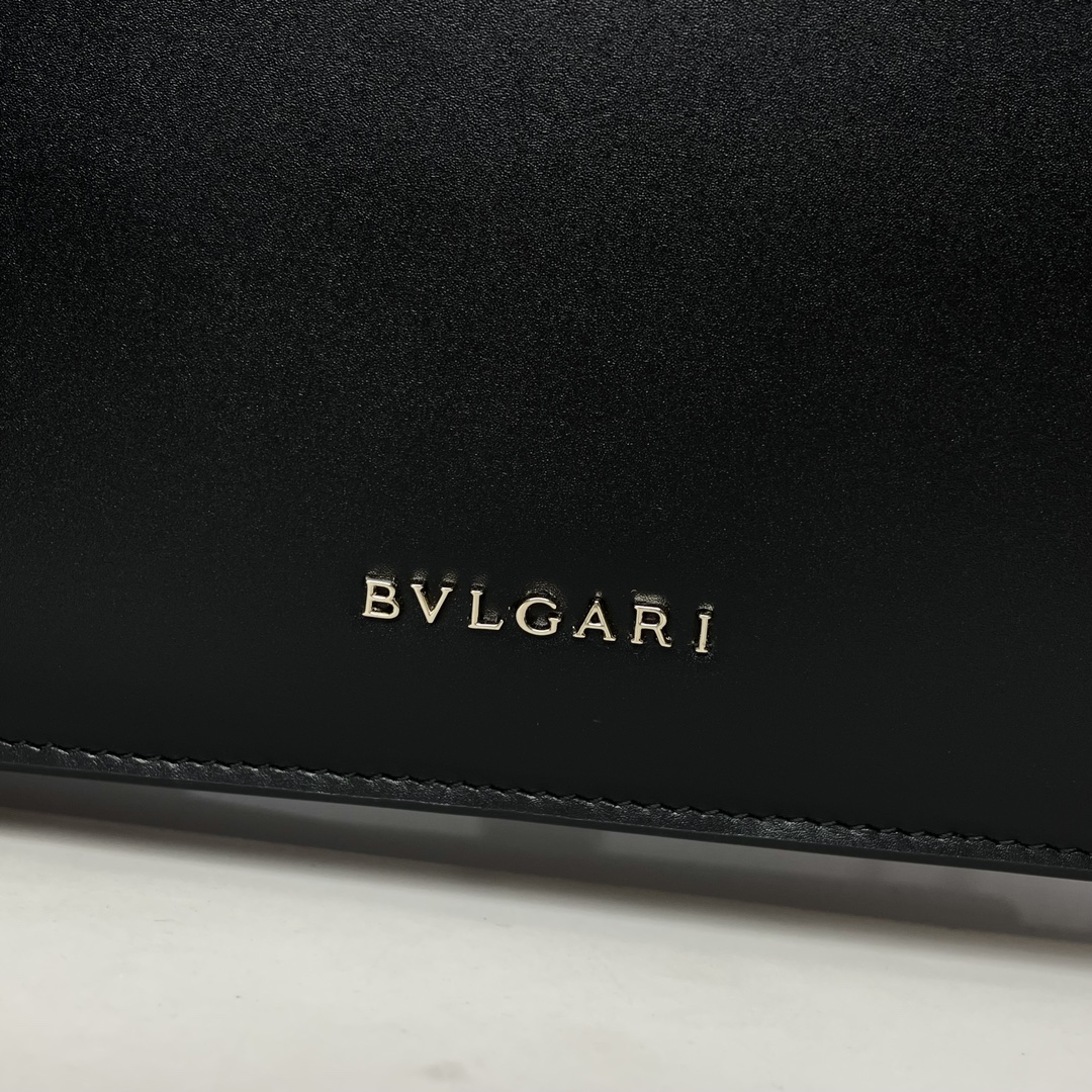 [TOP] BVLGARI Serpenti Forever Crossbody Bag 22x15x4.5cm - Black