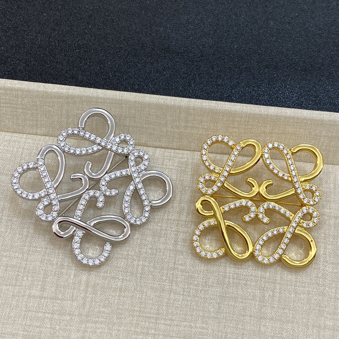 [TOP] LOEWE LOGO Brooches - 2 Colors
