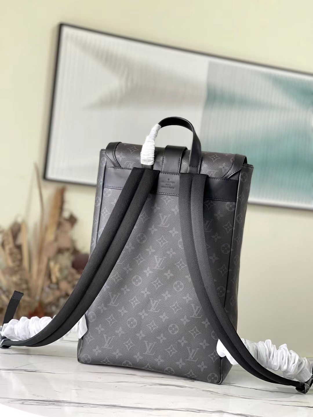 [TOP] Louis Vuitton LV Men's Saumur Backpack - 27.0 x 42.0 x 13.0cm - Black
