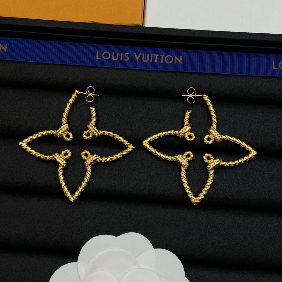 [TOP] Louis Vuitton LV Earrings - 3 Color