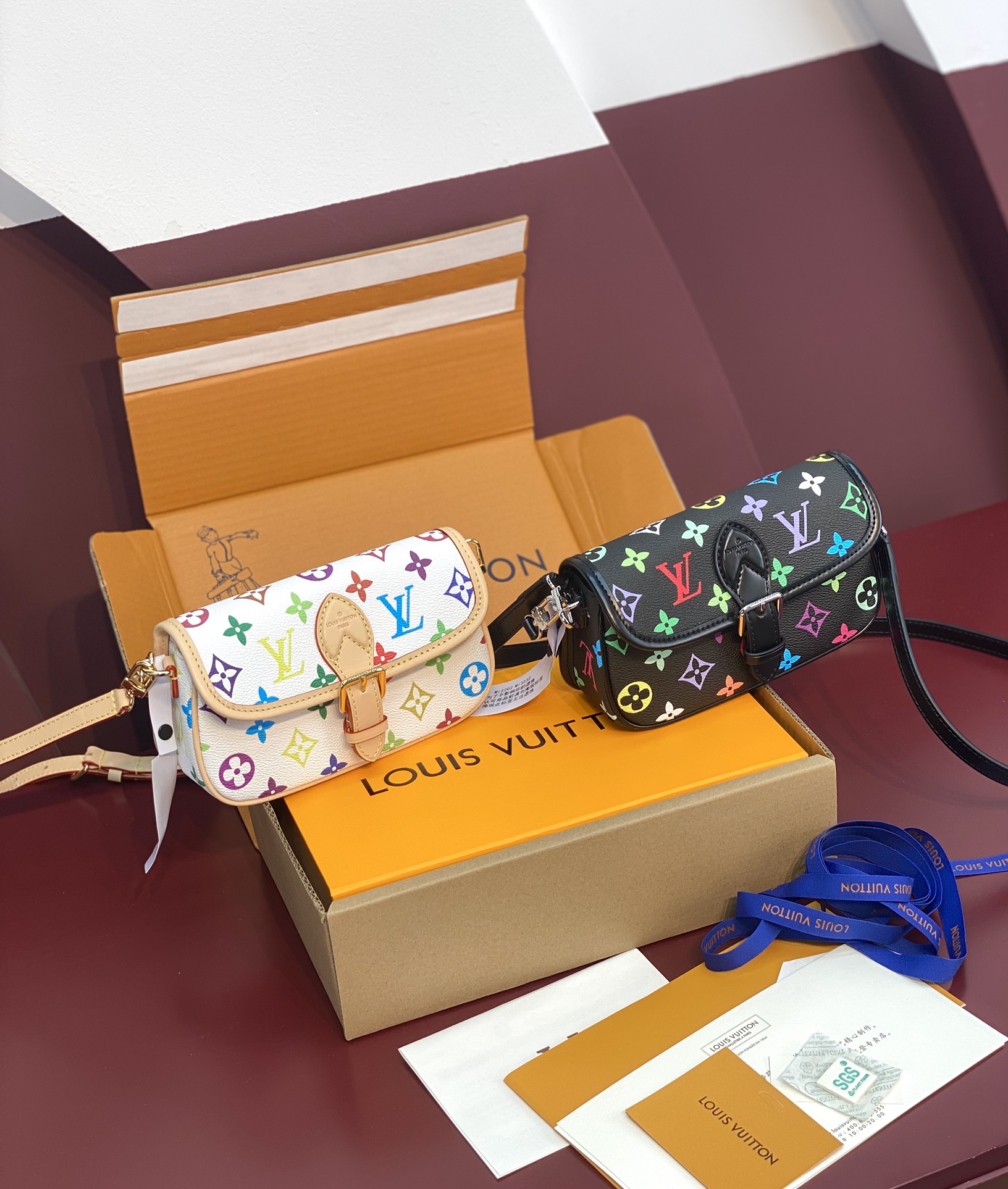 [TOP] Louis Vuitton LV Diane Bag 19 x 10.5 x 6 cm-2 Color