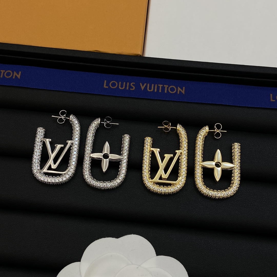 [TOP] Louis Vuitton LV Earrings - 2 Color