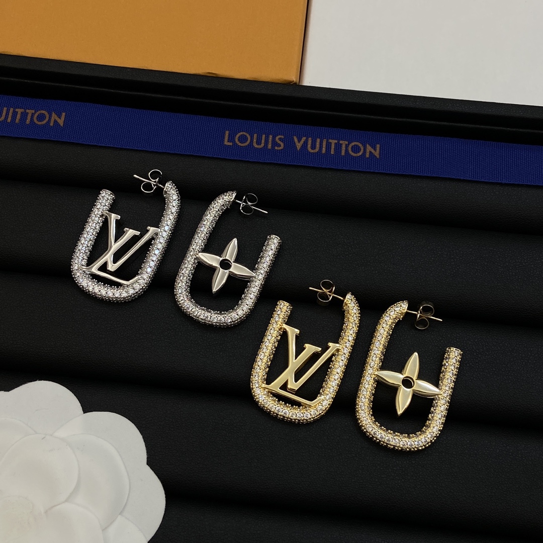 [TOP] Louis Vuitton LV Earrings - 2 Color