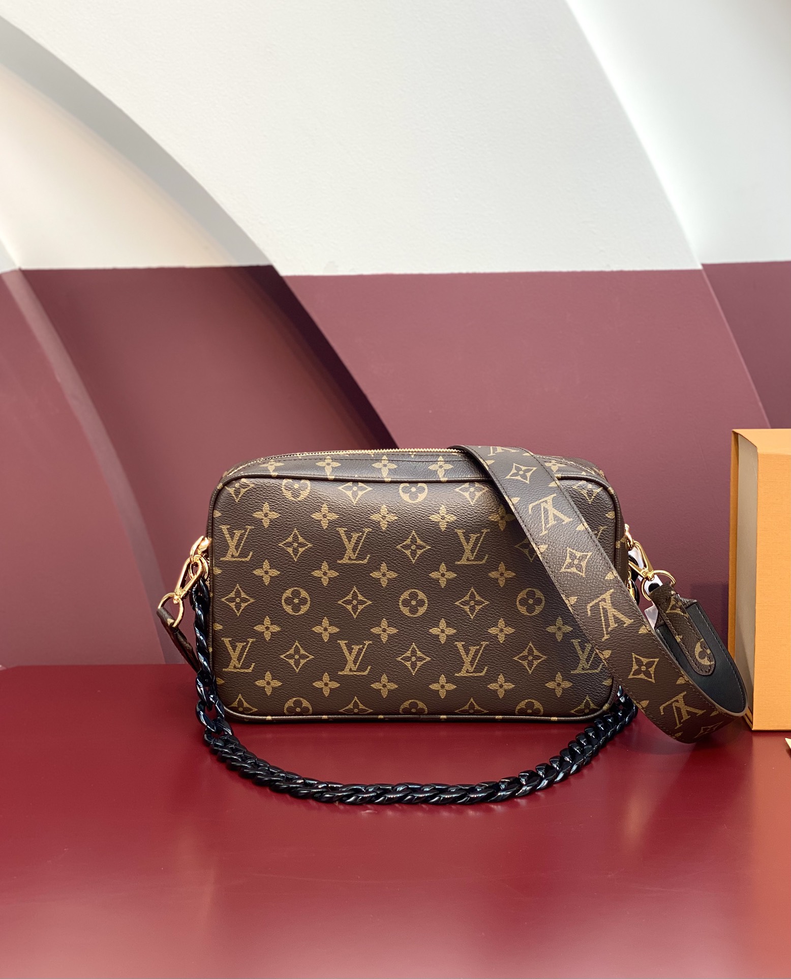 [TOP] Louis Vuitton LV  Bag 27x18x9cm- Brown