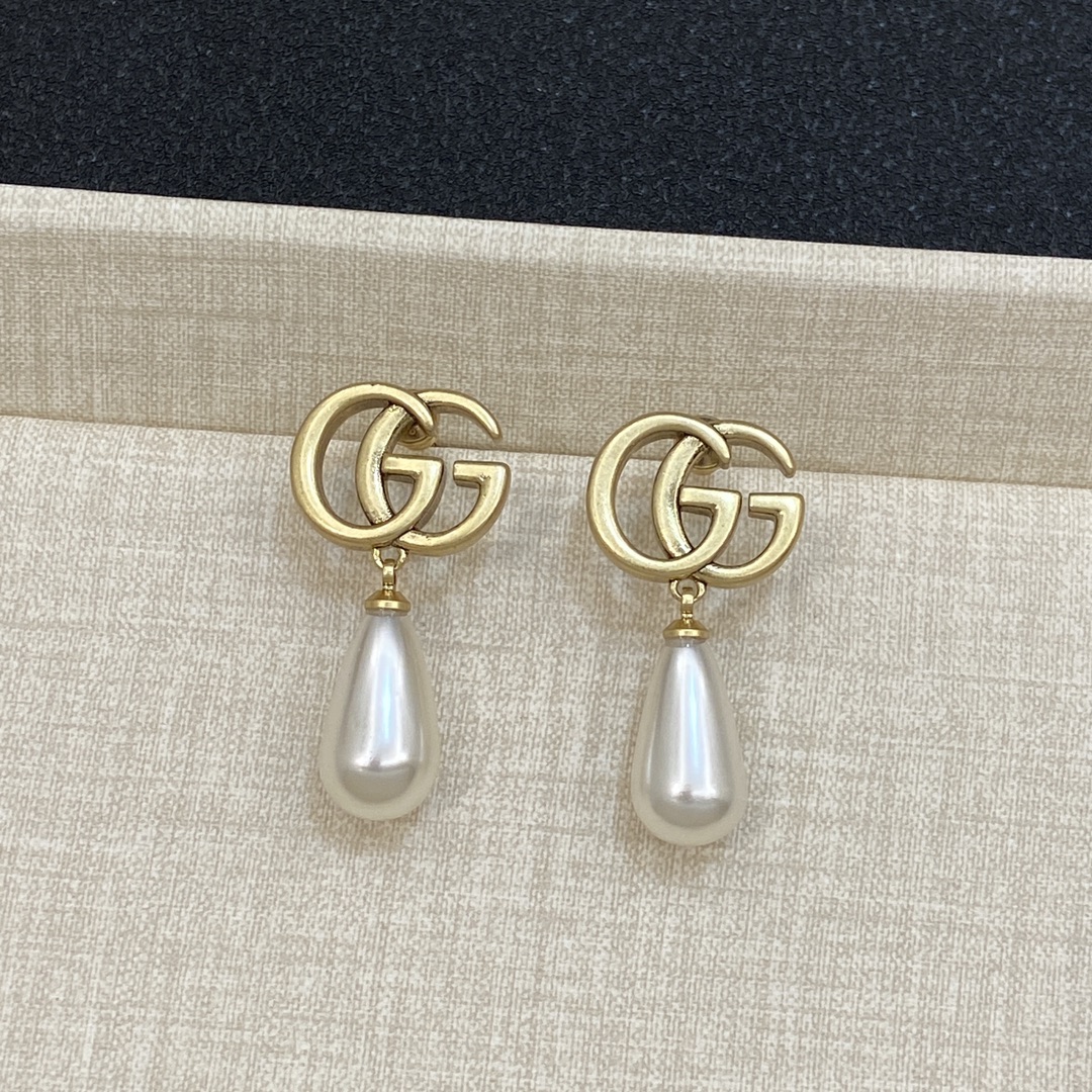 [TOP] GUCCI GG Necklaces+Bracelet+Earrings  - Gold