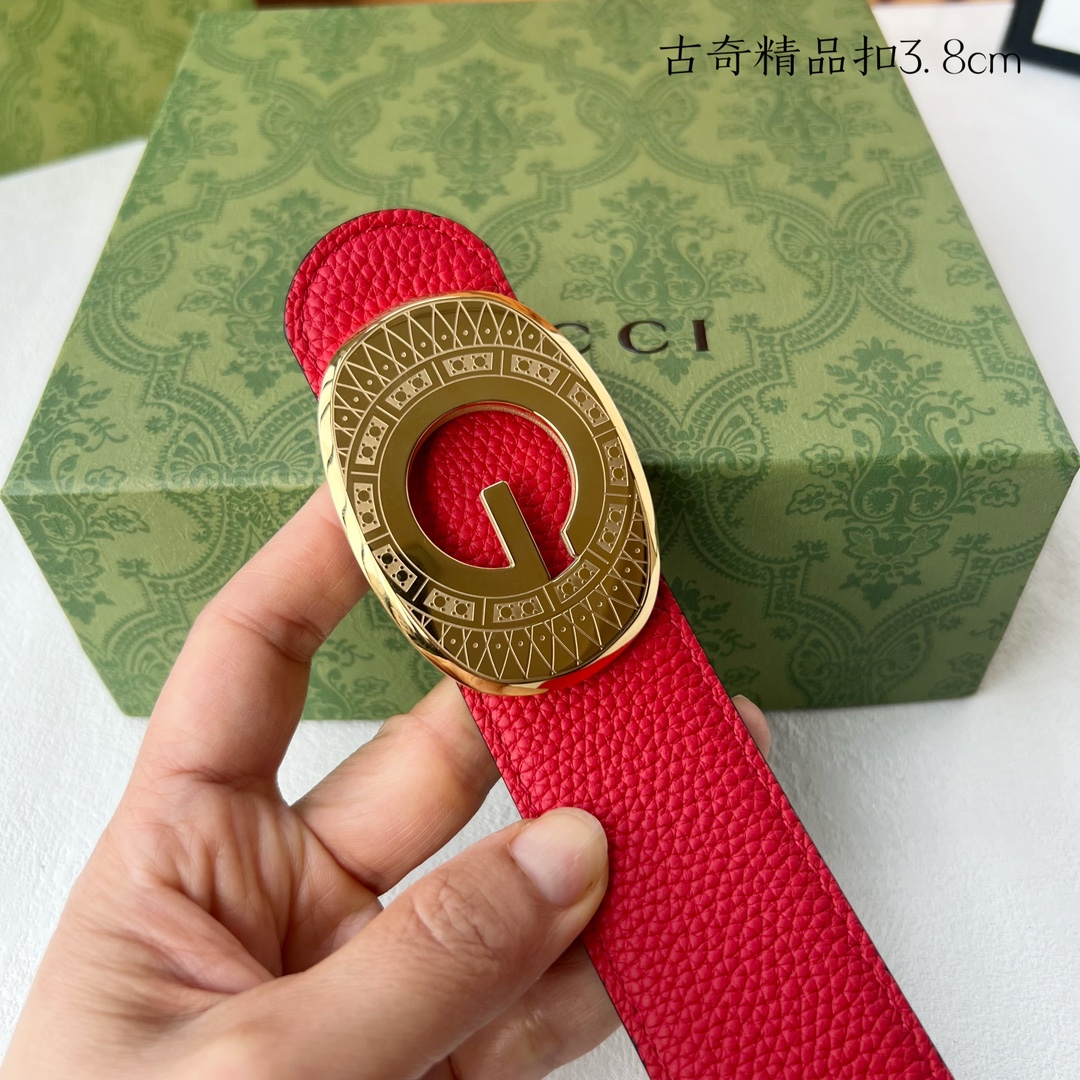 [TOP] GUCCI GG Reversible Belt Calfskin - 3.8cm