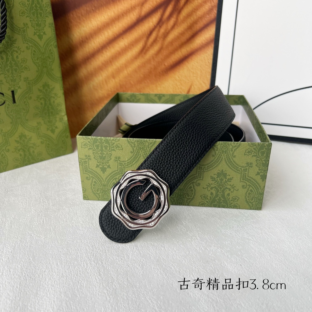 [TOP] GUCCI GG Reversible Belt Calfskin - 3.8cm
