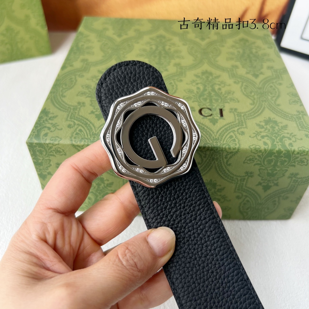 [TOP] GUCCI GG Reversible Belt Calfskin - 3.8cm