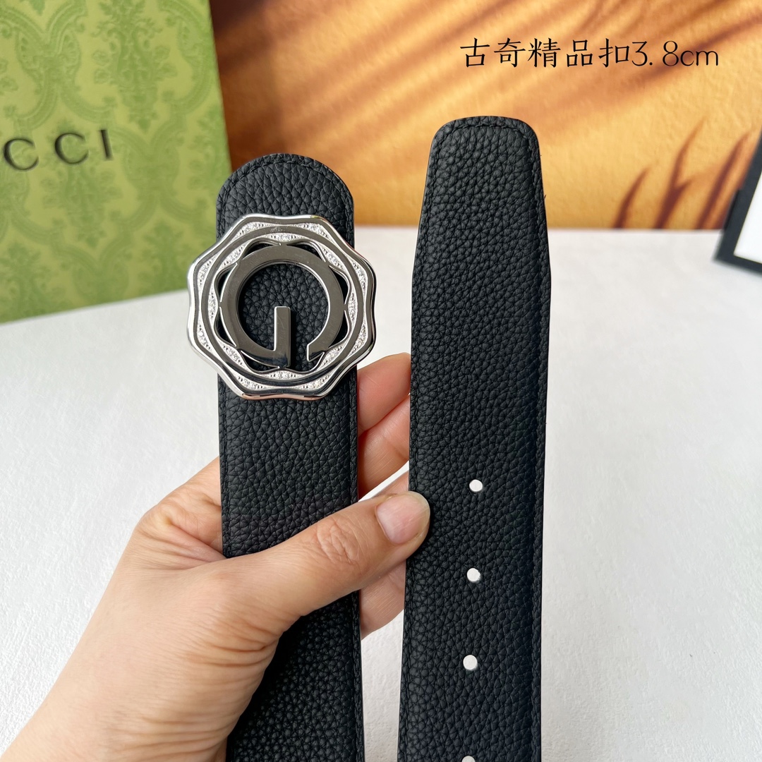 [TOP] GUCCI GG Reversible Belt Calfskin - 3.8cm