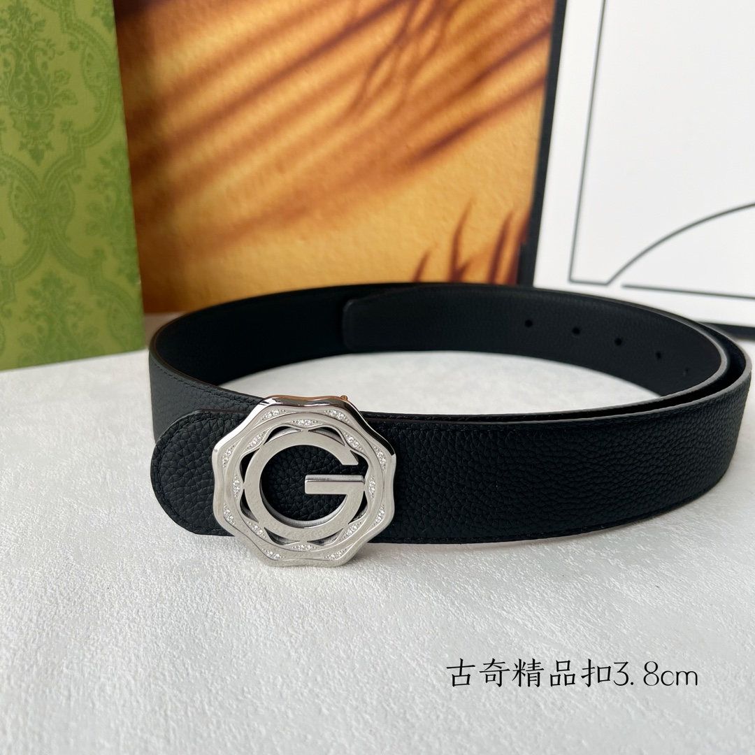 [TOP] GUCCI GG Reversible Belt Calfskin - 3.8cm