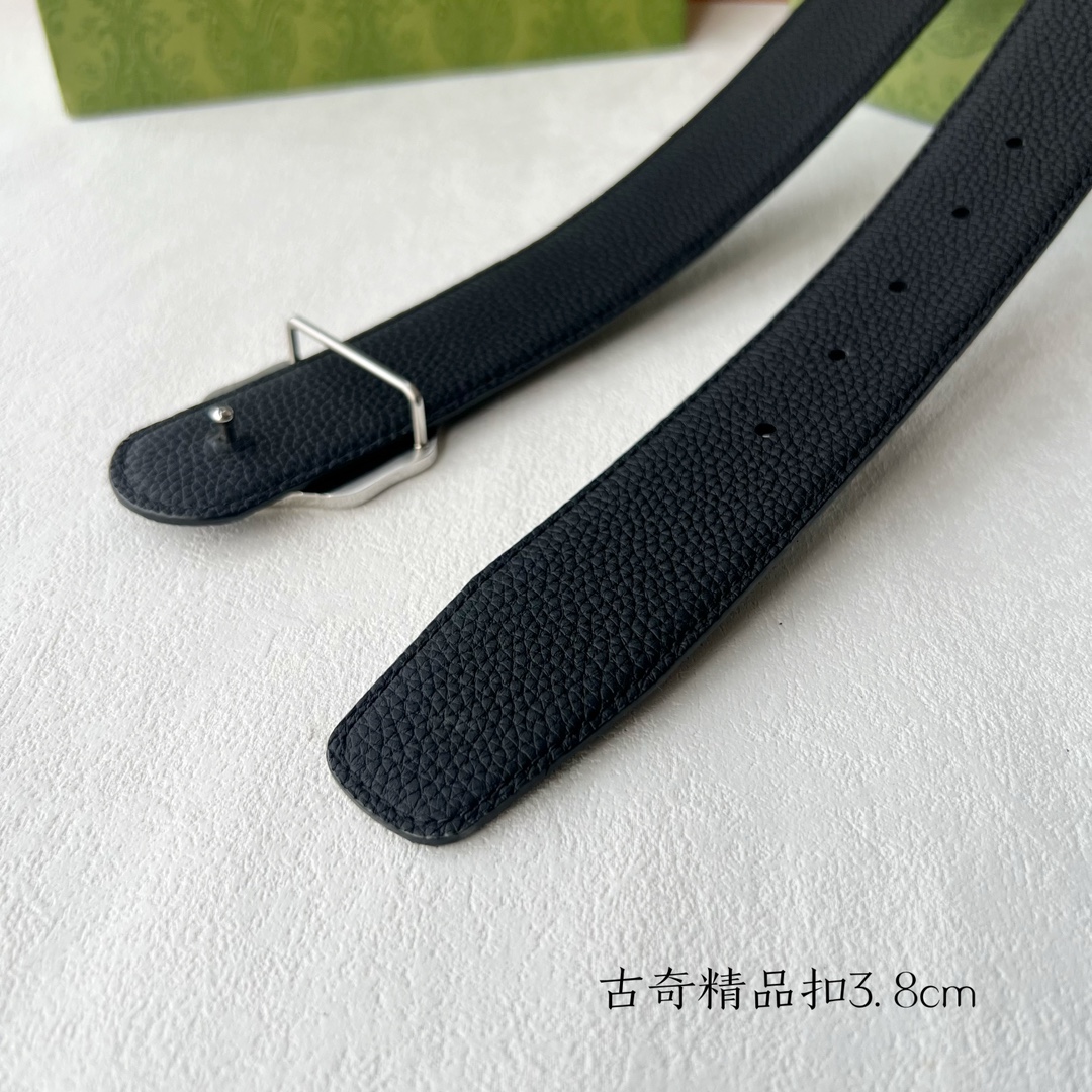 [TOP] GUCCI GG Reversible Belt Calfskin - 3.8cm