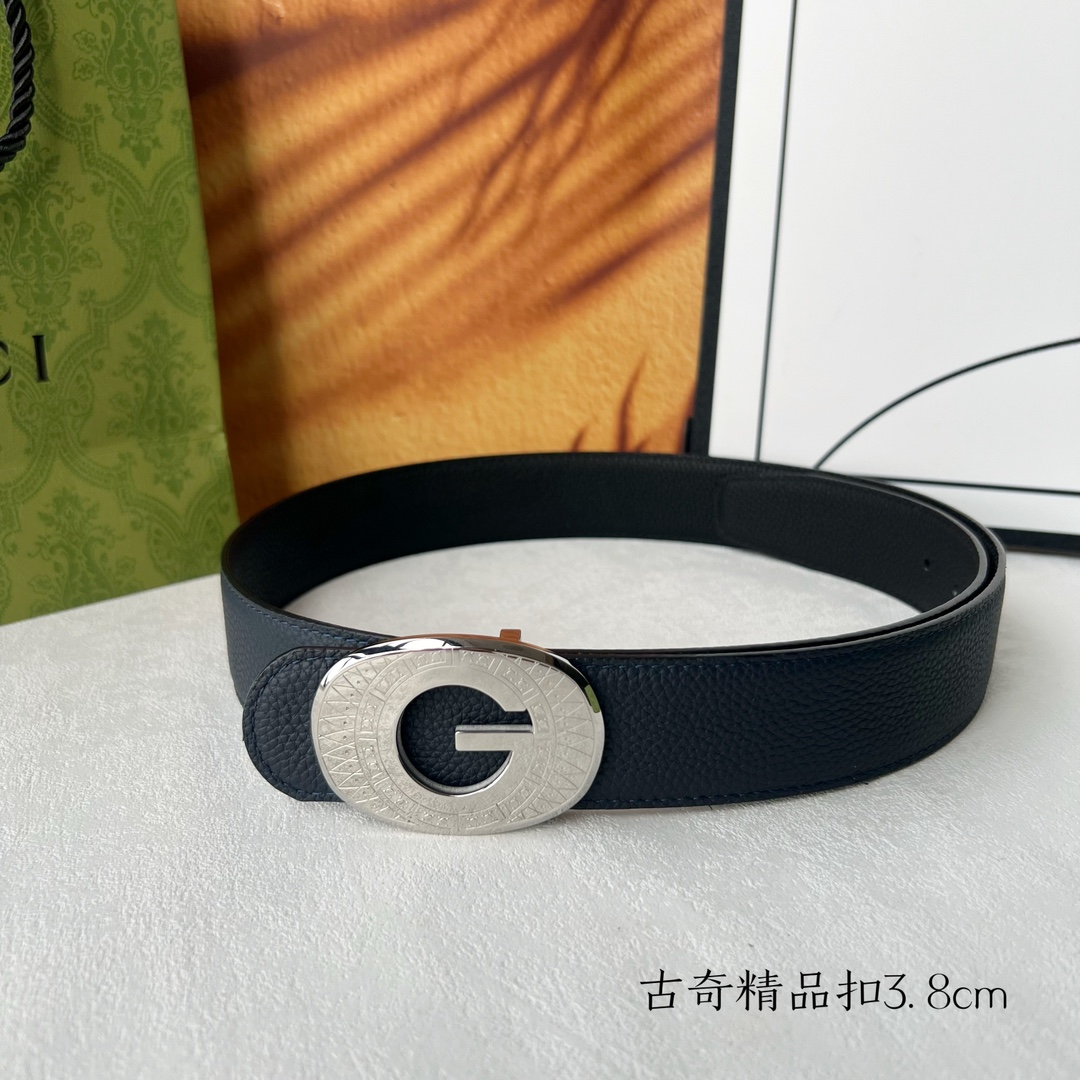 [TOP] GUCCI GG Reversible Belt Calfskin - 3.8cm