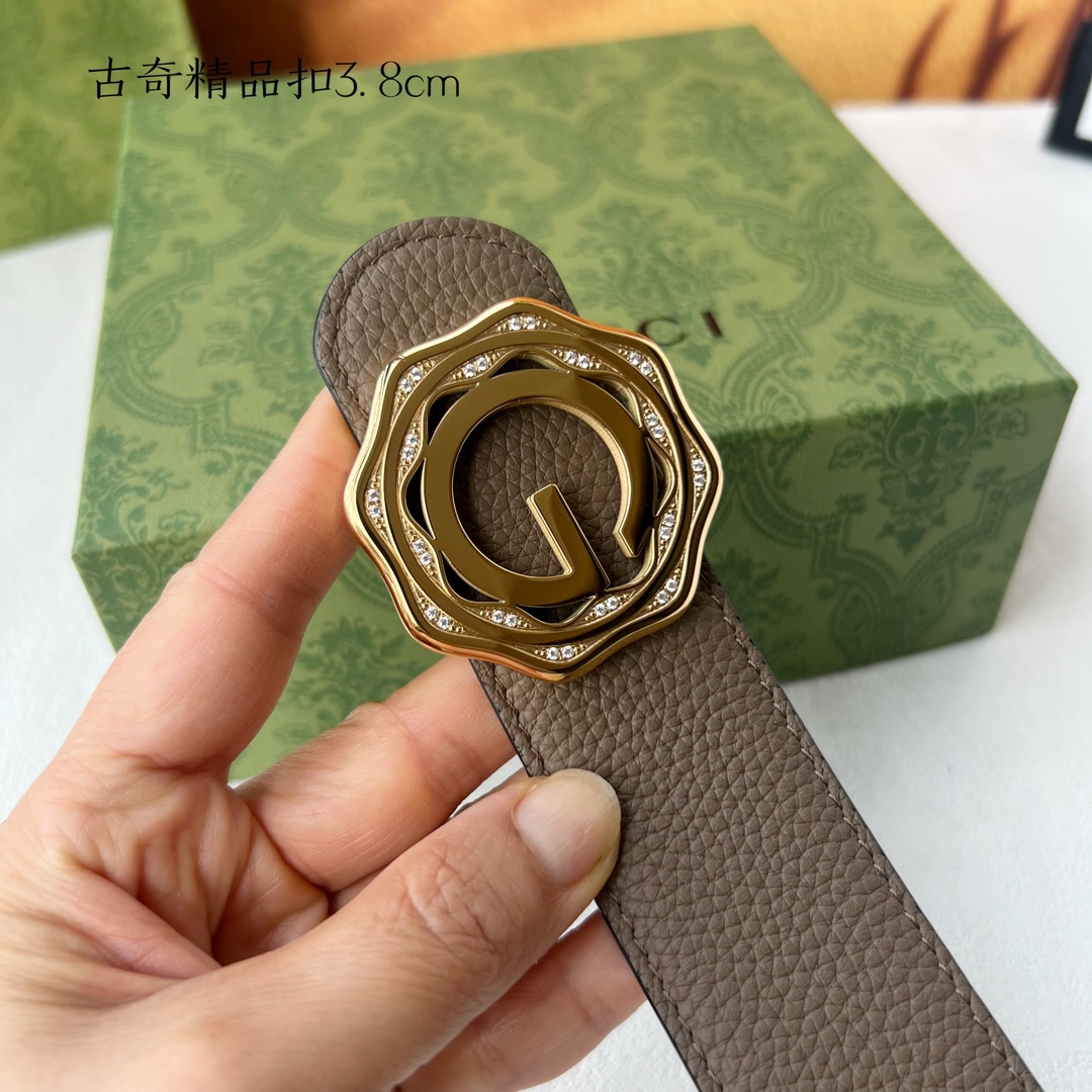 [TOP] GUCCI GG Reversible Belt Calfskin - 3.8cm