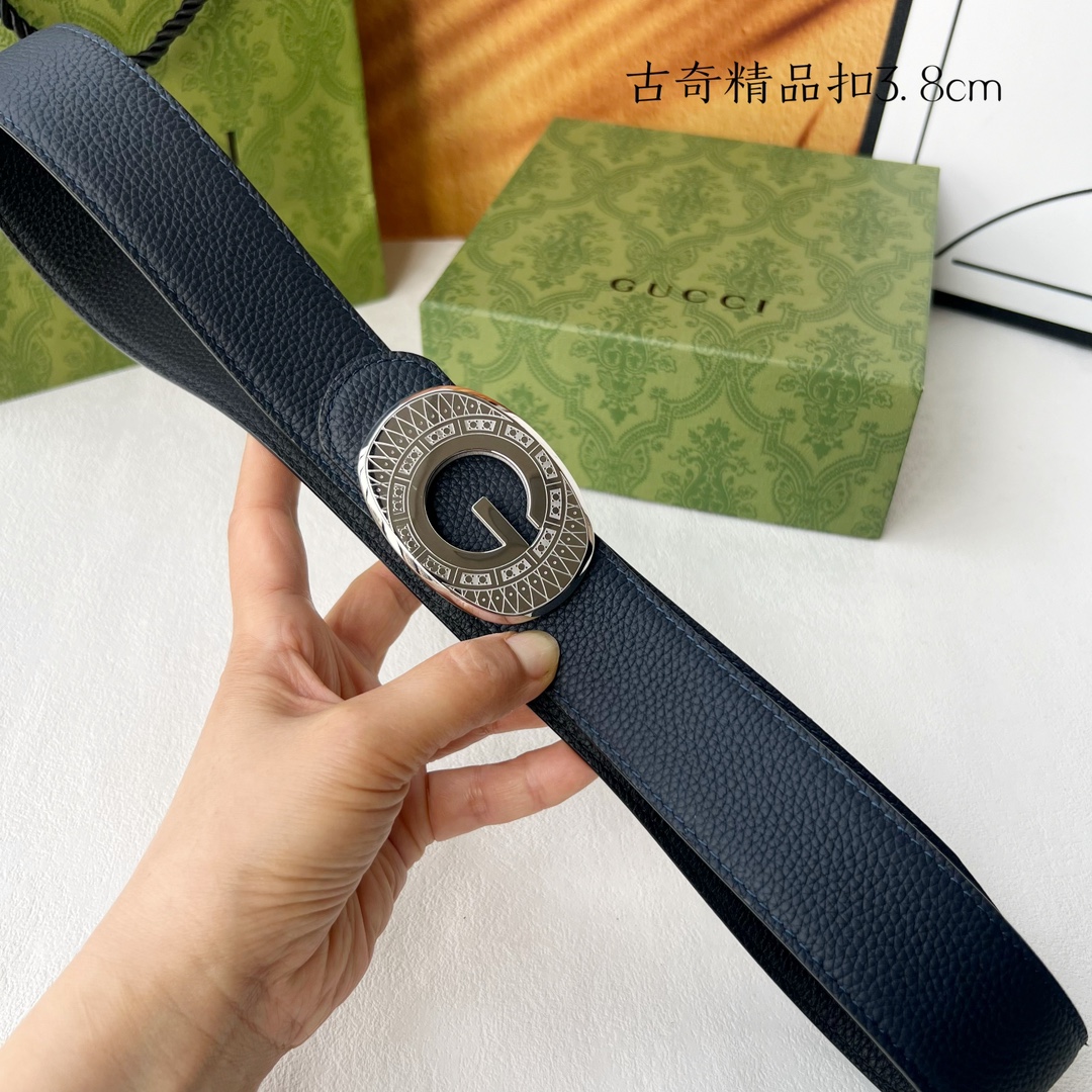 [TOP] GUCCI GG Reversible Belt Calfskin - 3.8cm