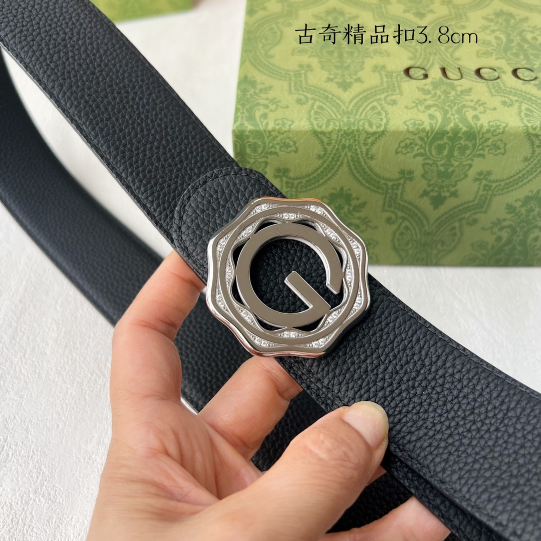 [TOP] GUCCI GG Reversible Belt Calfskin - 3.8cm