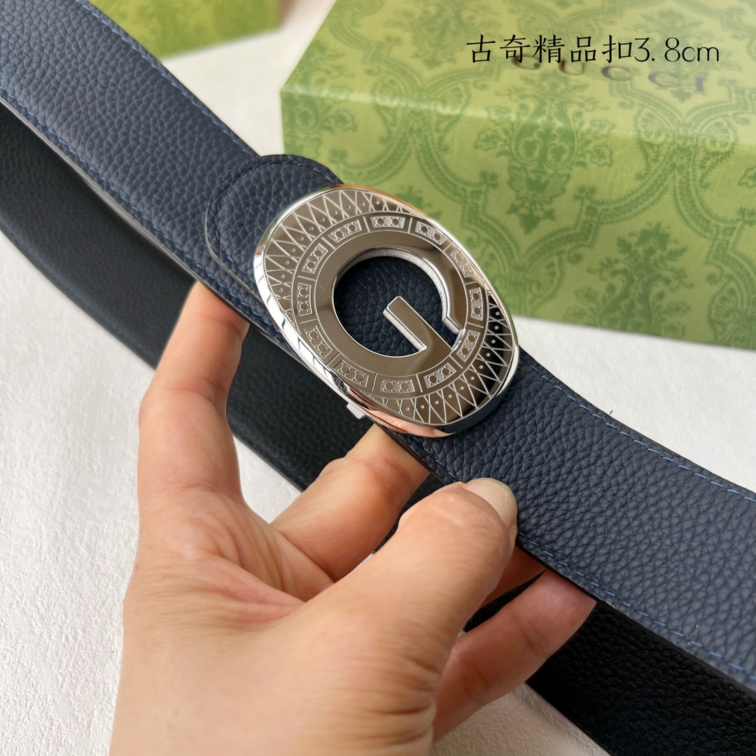 [TOP] GUCCI GG Reversible Belt Calfskin - 3.8cm
