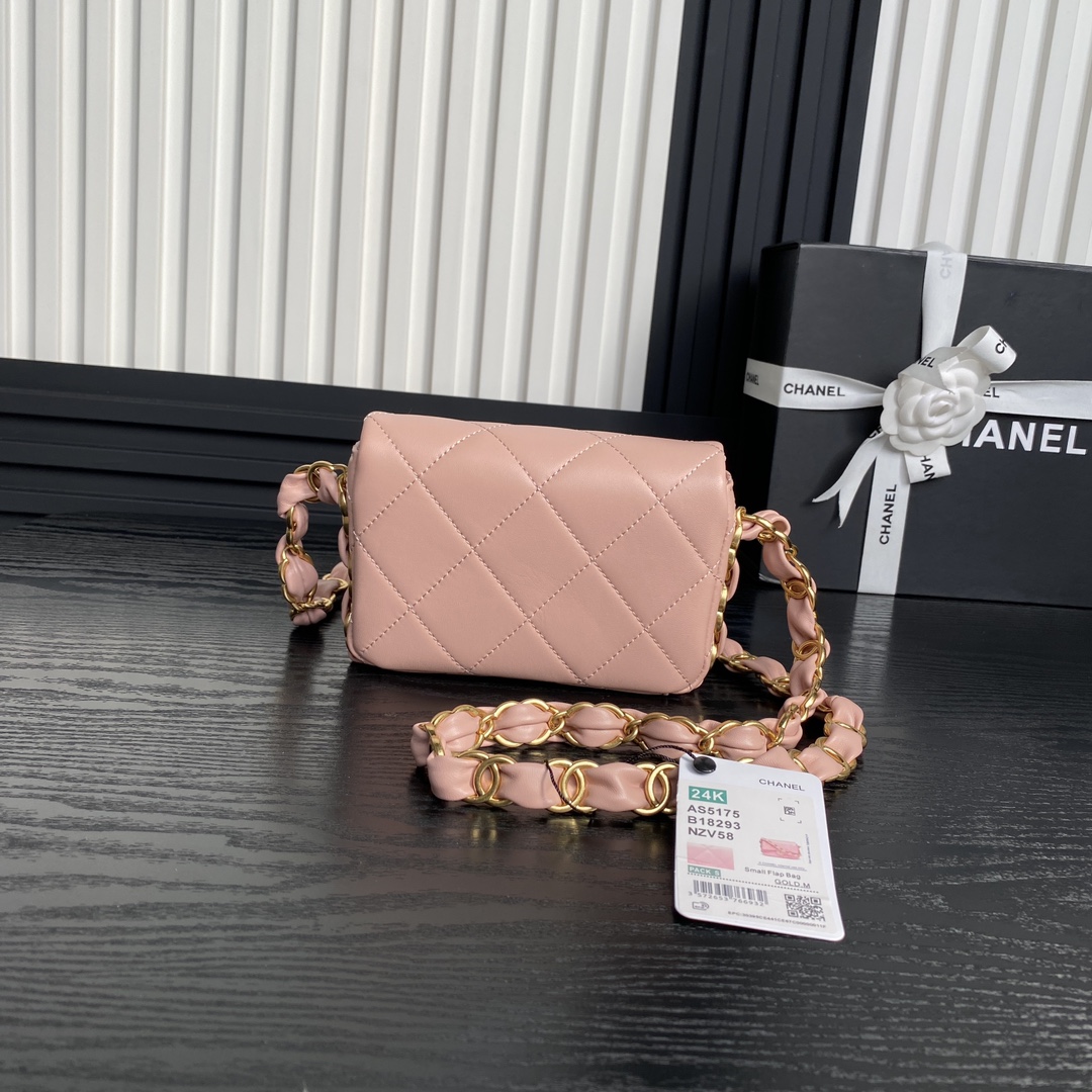 [TOP] CHANEL Flap Bag with Big Chain Strap 16cm/21cm/26cm - 3 Color