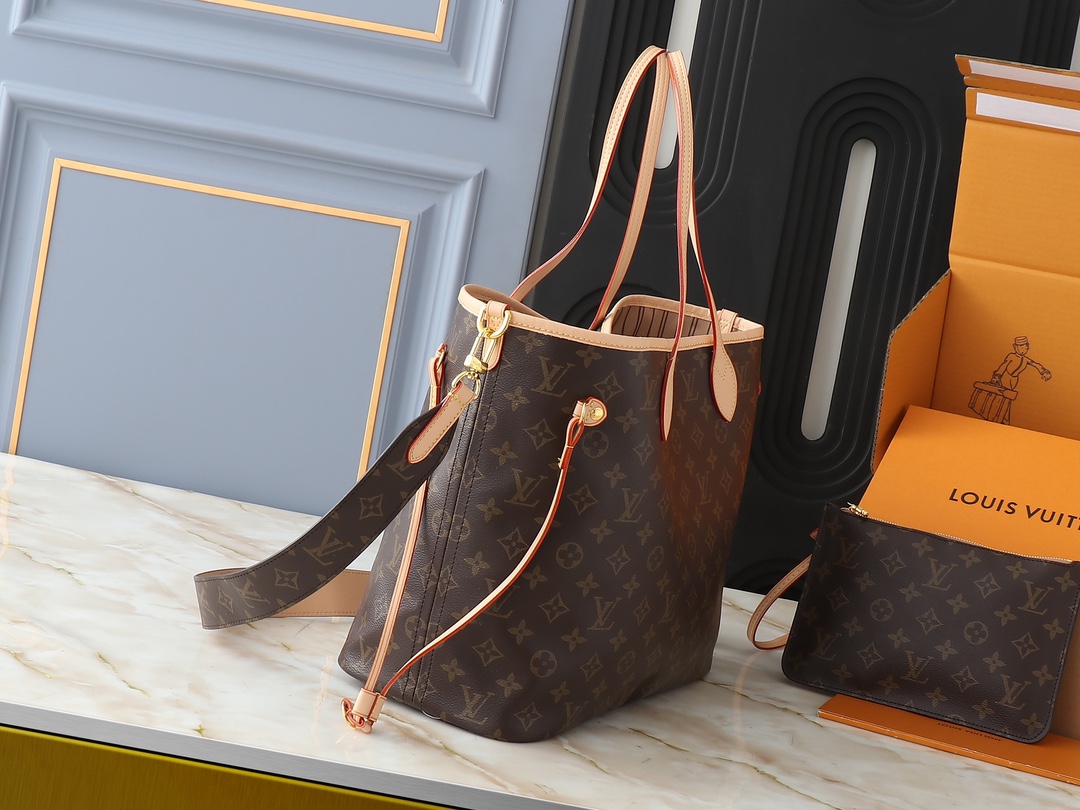 [TOP] Louis Vuitton LV  NEVERFULL Bag 32 x 29 x 17 cm/39.0 x 32.0 x 19.0 cm - Brown