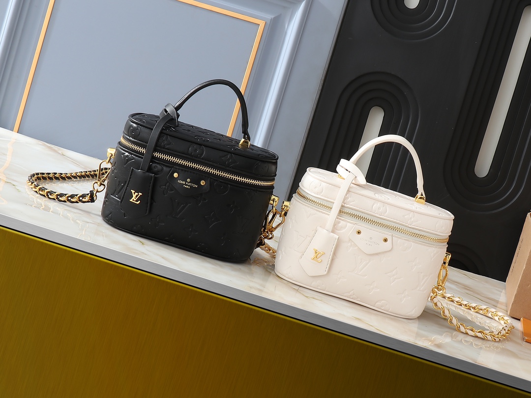 [TOP] Louis Vuitton LV Vanity CC Handbag 19 x 13 x 11cm - 2 Colors