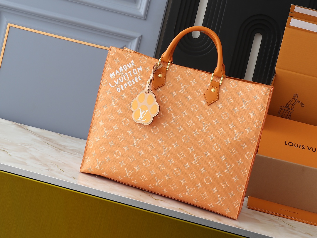 [TOP] Louis Vuitton LV Sac Plat 24H  Bag 41.0 x 33.0 x 14.0cm- 2 Colors