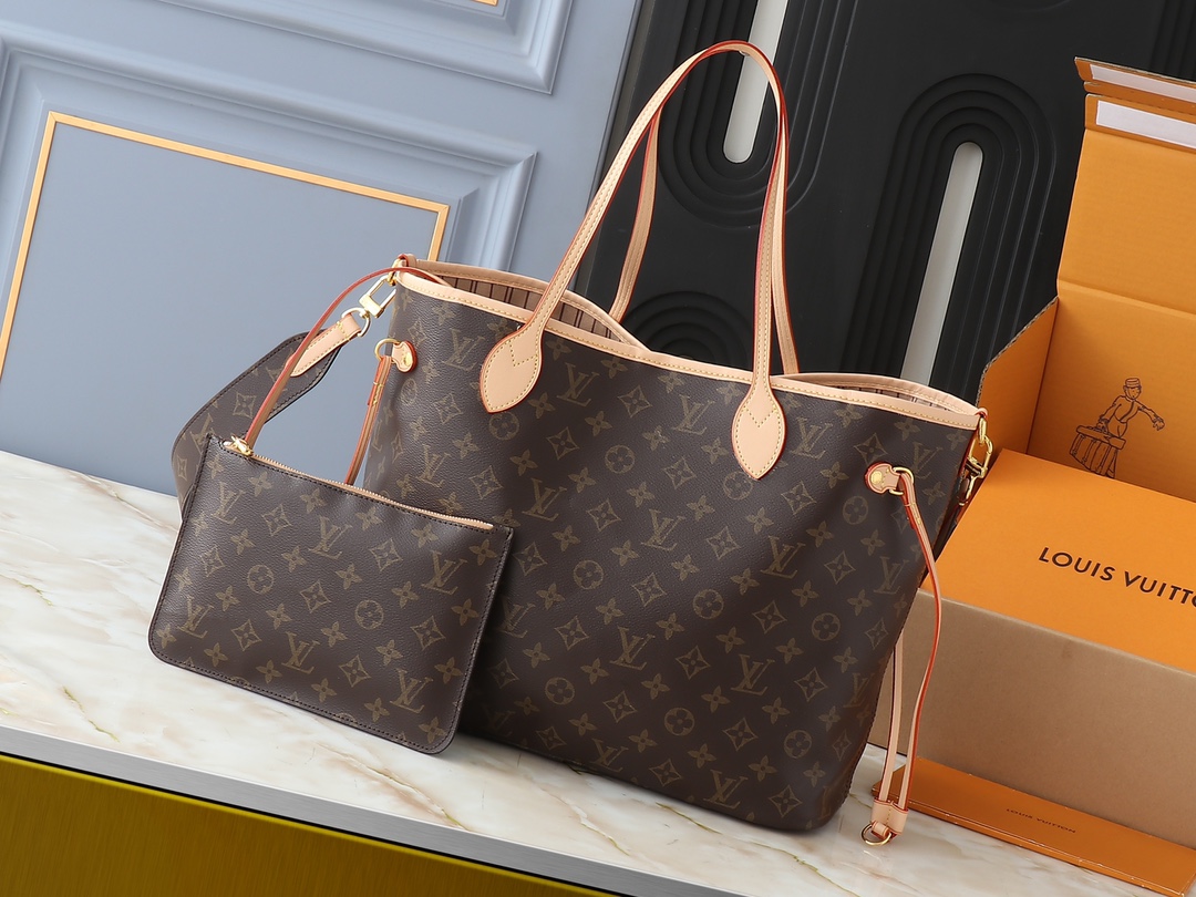 [TOP] Louis Vuitton LV  NEVERFULL Bag 32 x 29 x 17 cm/39.0 x 32.0 x 19.0 cm - Brown