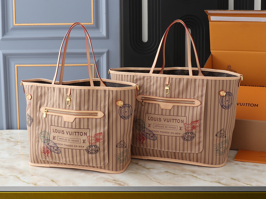 [TOP] Louis Vuitton LV  NEVERFULL Bag 32 x 29 x 17 cm/39.0 x 32.0 x 19.0 cm - Brown