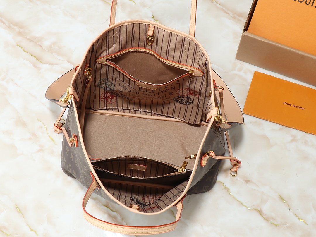 [TOP] Louis Vuitton LV  NEVERFULL Bag 32 x 29 x 17 cm/39.0 x 32.0 x 19.0 cm - Brown