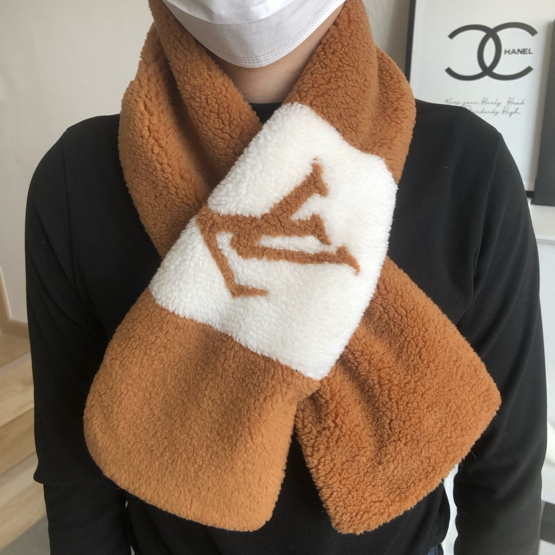 [TOP] Louis Vuitton LV Wool Scarf 110*17cm- 2 Color