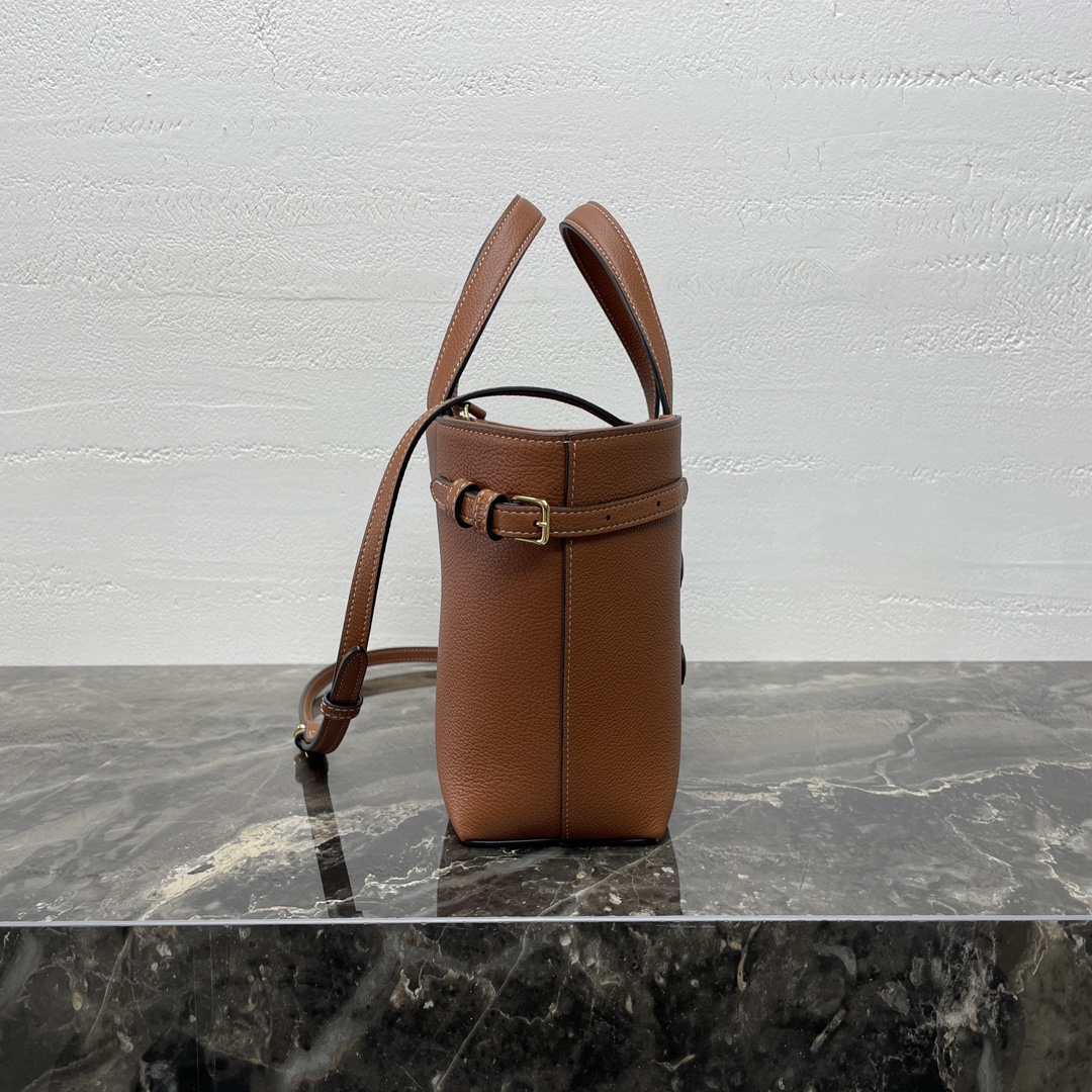 [TOP] CELINE Cabas Bags Granulated Cow Leather Handbag - 20*21*10CM - 3 Colour