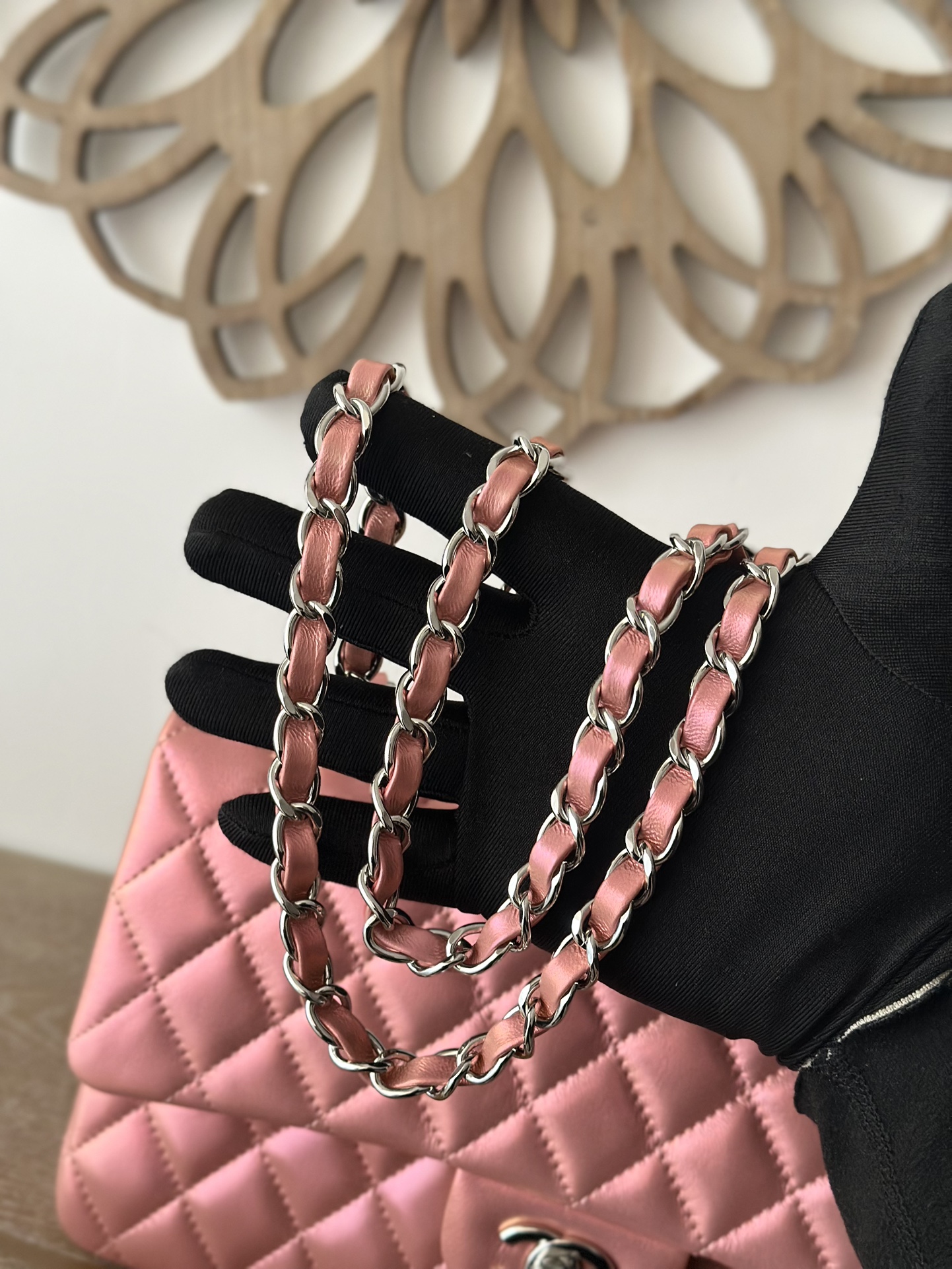 [TOP] CHANEL Classic Flap Bag Medium 25cm – Gold Pink